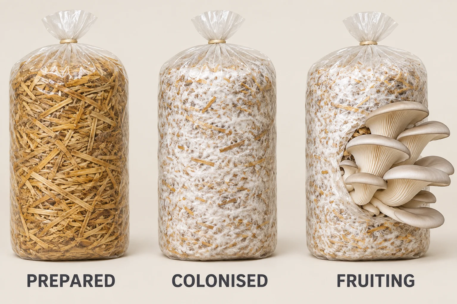 Generated comparison of Oyster bag development.